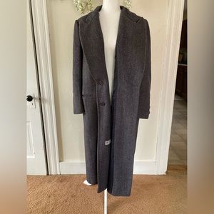 100% wool trench coat